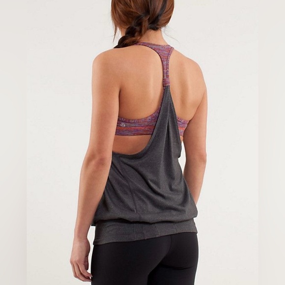 Lululemon | Practice Freely Tank | Deep Coal/We Are From Space Black March Multi - Picture 1 of 8
